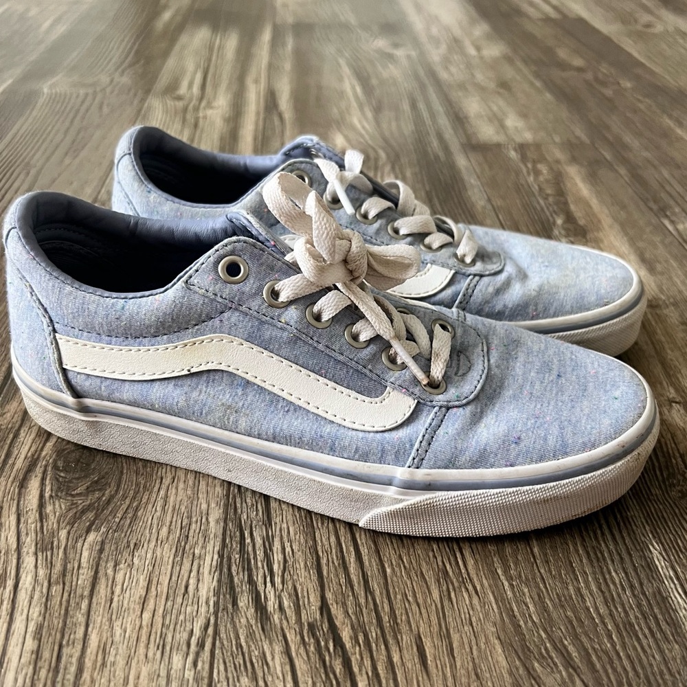 Heather Blue Vans